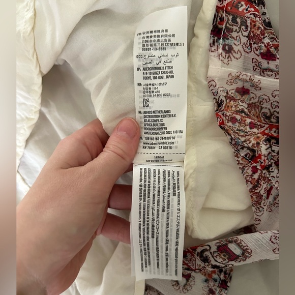 Abercrombie Paisley Print Gauze Dress - Picture 9 of 11